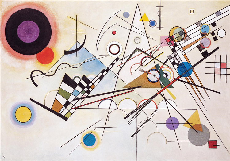 Composition VIII 1923 Wassily Kandinsky Abstract Oil Painting